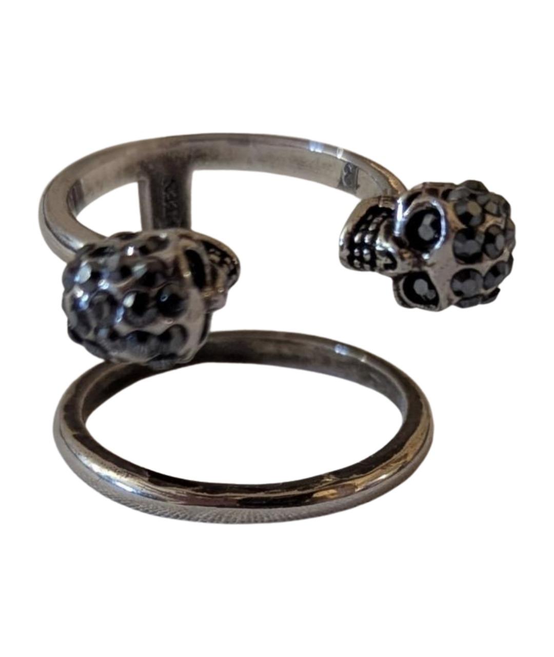 ALEXANDER MCQUEEN Серебряное латунное кольцо, фото 1