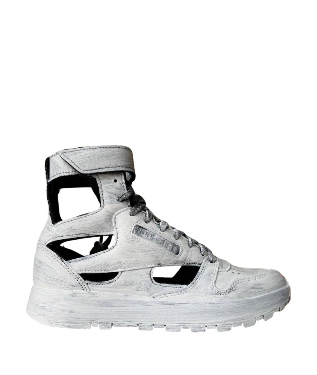 MAISON MARGIELA Белые кожаные кроссовки, фото 1