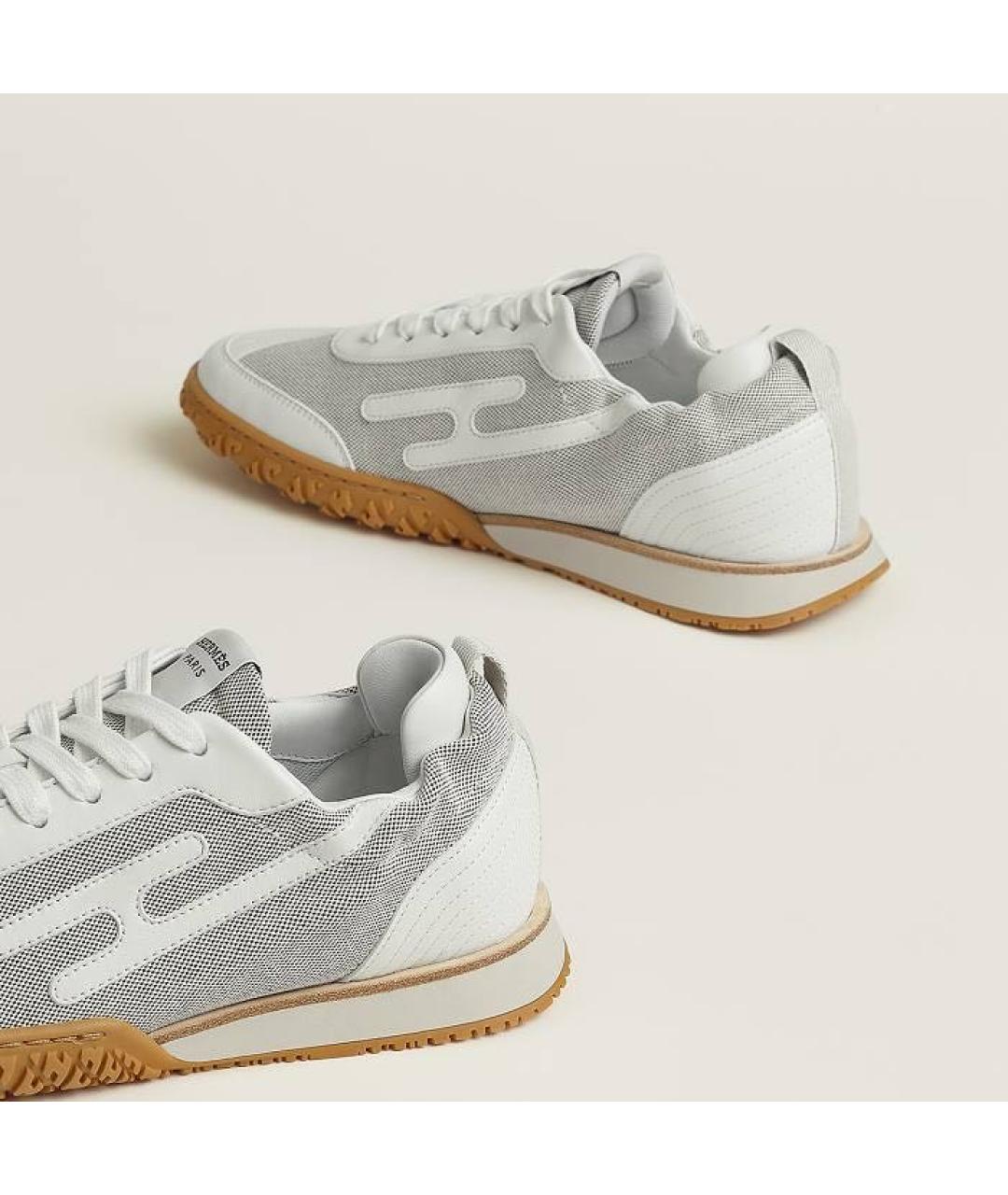 HERMES Серые кроссовки, фото 6