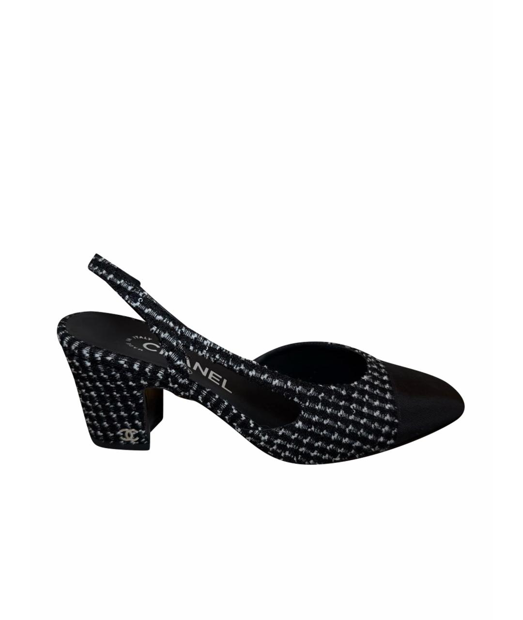 CHANEL Черные туфли, фото 1