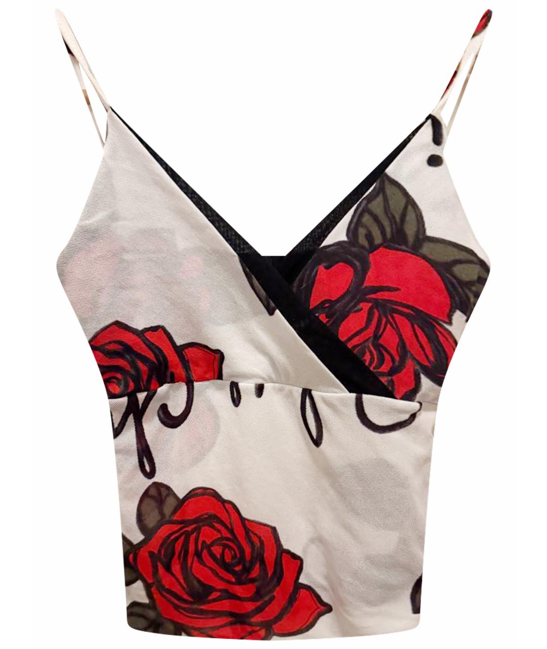 ALEXANDER MCQUEEN Белая майка, фото 1