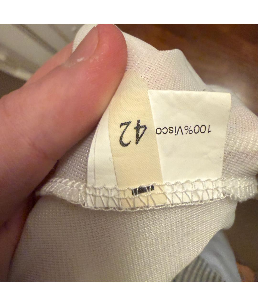 ALEXANDER MCQUEEN Белая юбка макси, фото 3