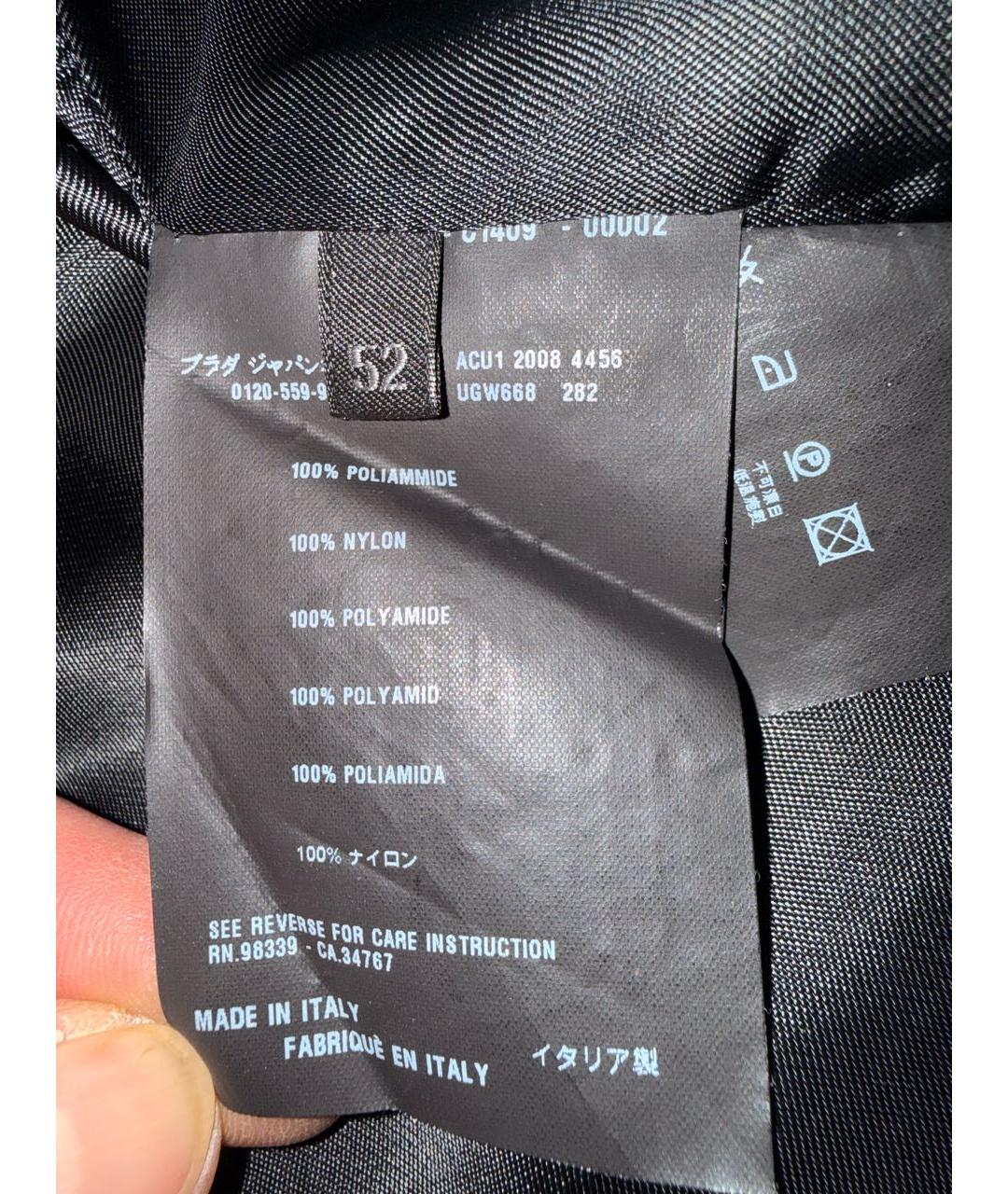 PRADA Черная куртка, фото 5