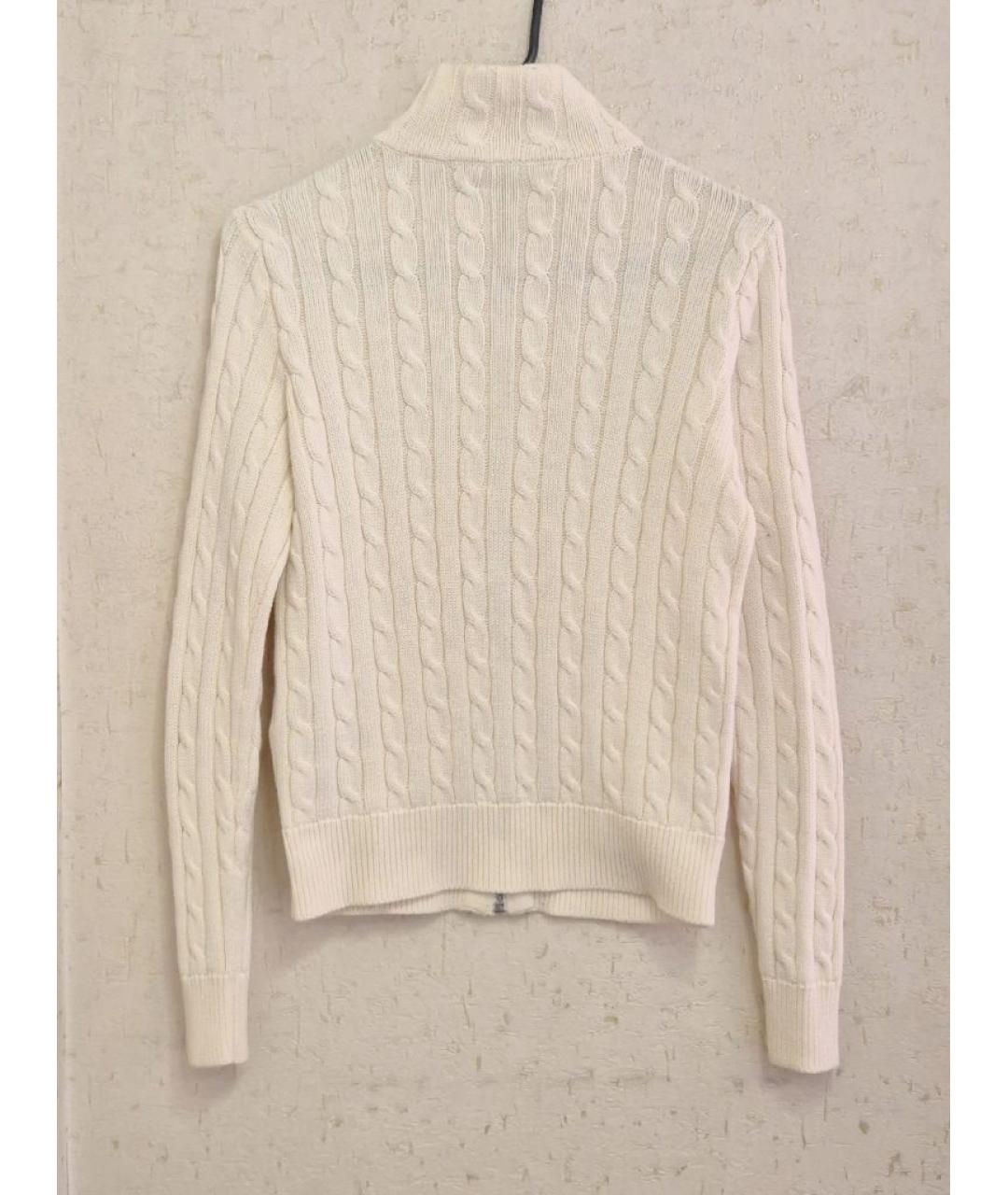 RALPH LAUREN Бежевый хлопковый кардиган, фото 2