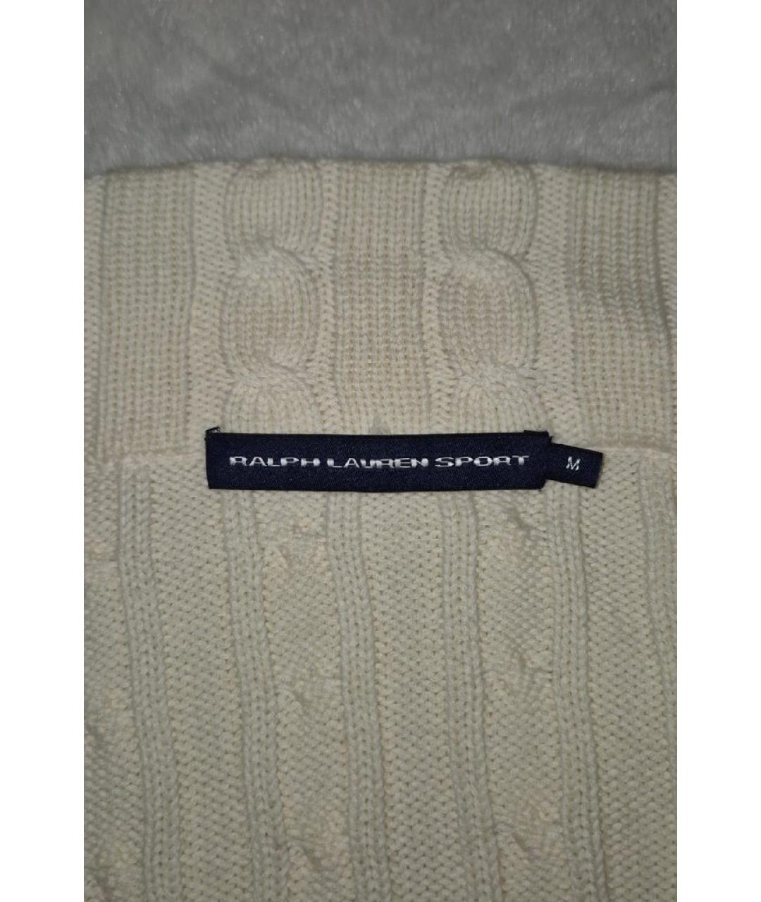 RALPH LAUREN Бежевый хлопковый кардиган, фото 3