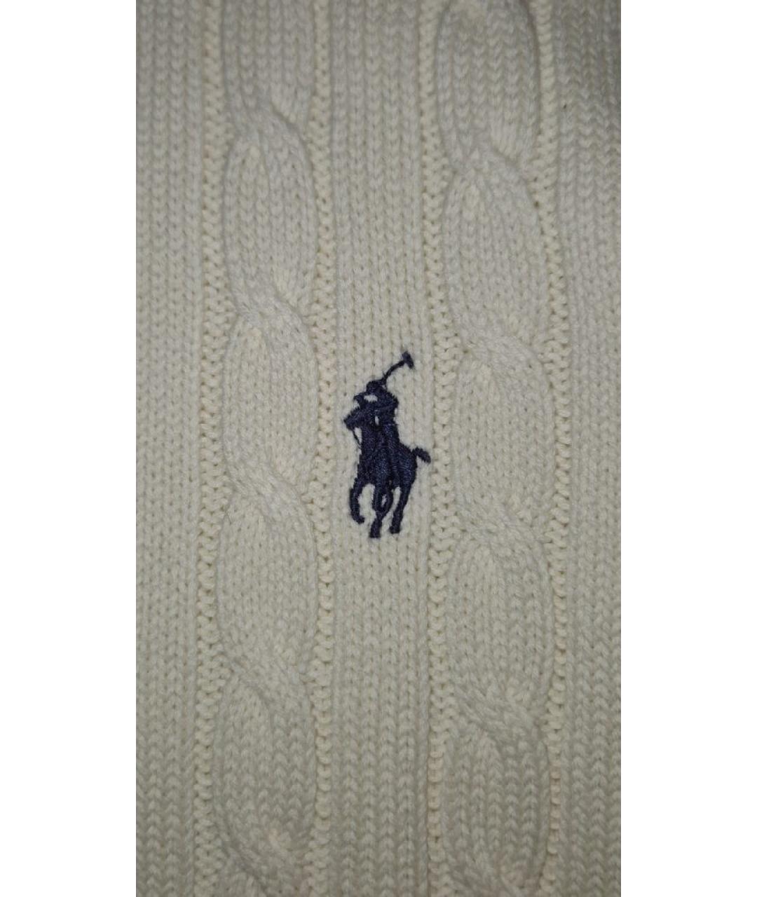 RALPH LAUREN Бежевый хлопковый кардиган, фото 4