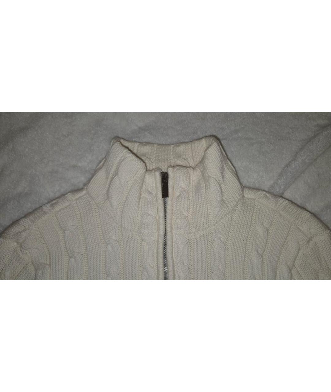 RALPH LAUREN Бежевый хлопковый кардиган, фото 5