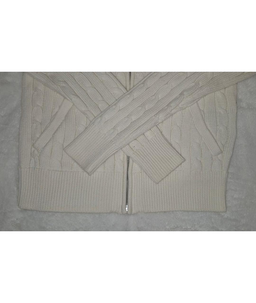 RALPH LAUREN Бежевый хлопковый кардиган, фото 6