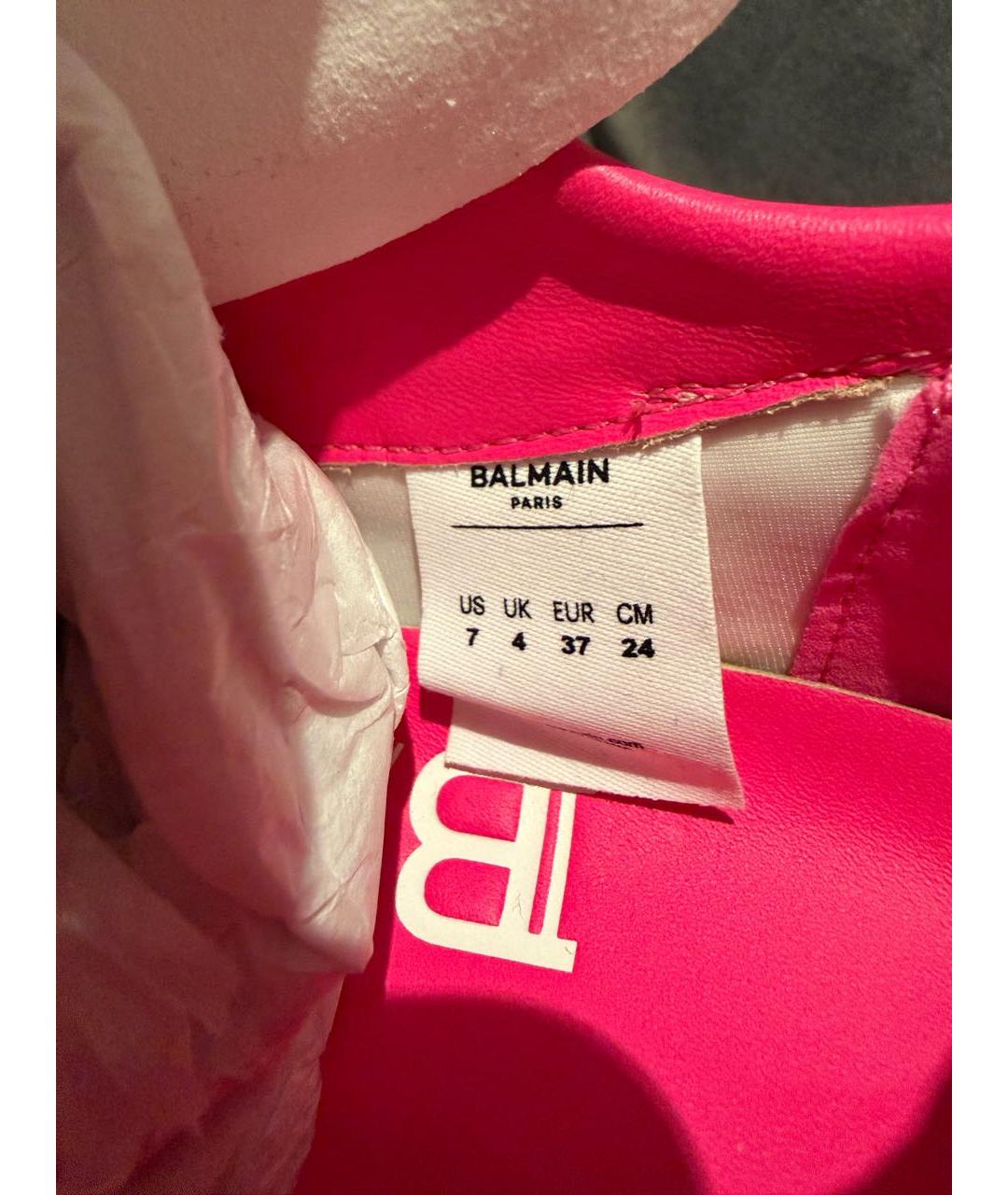 BALMAIN Белые текстильные кроссовки, фото 6