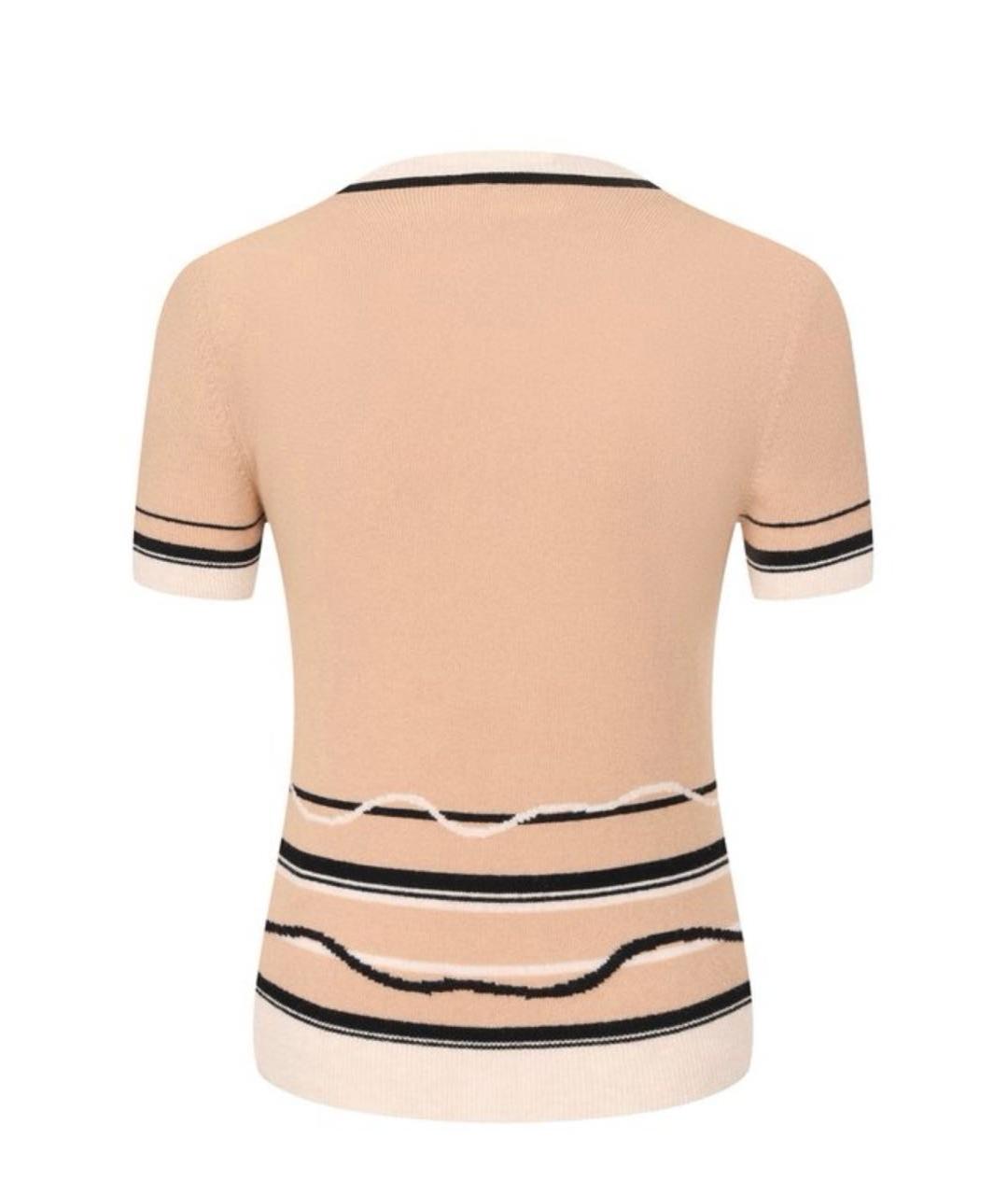 HERMES Бежевый кашемировый джемпер / свитер, фото 2