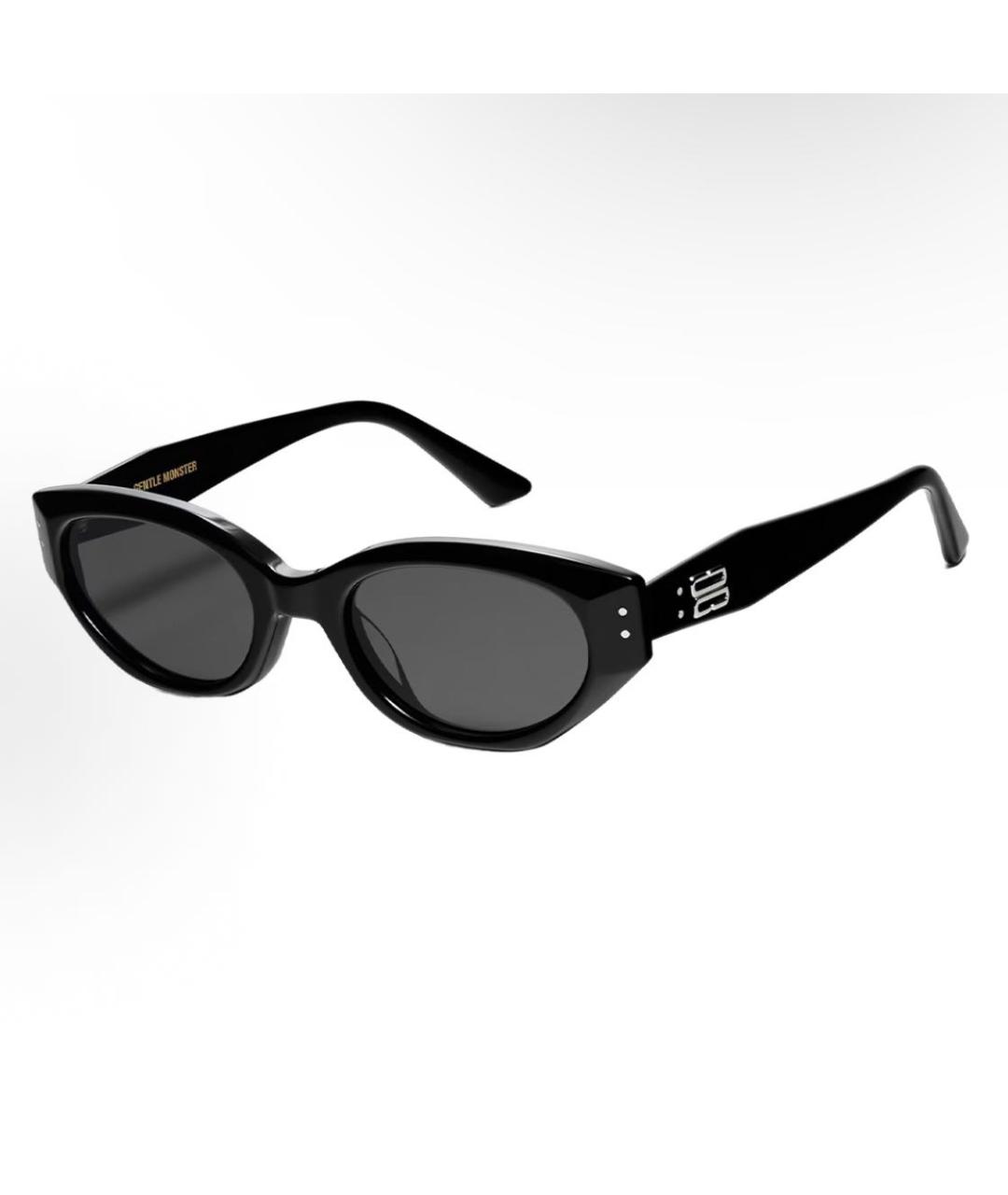 GENTLE MONSTER Черные пластиковые солнцезащитные очки, фото 5