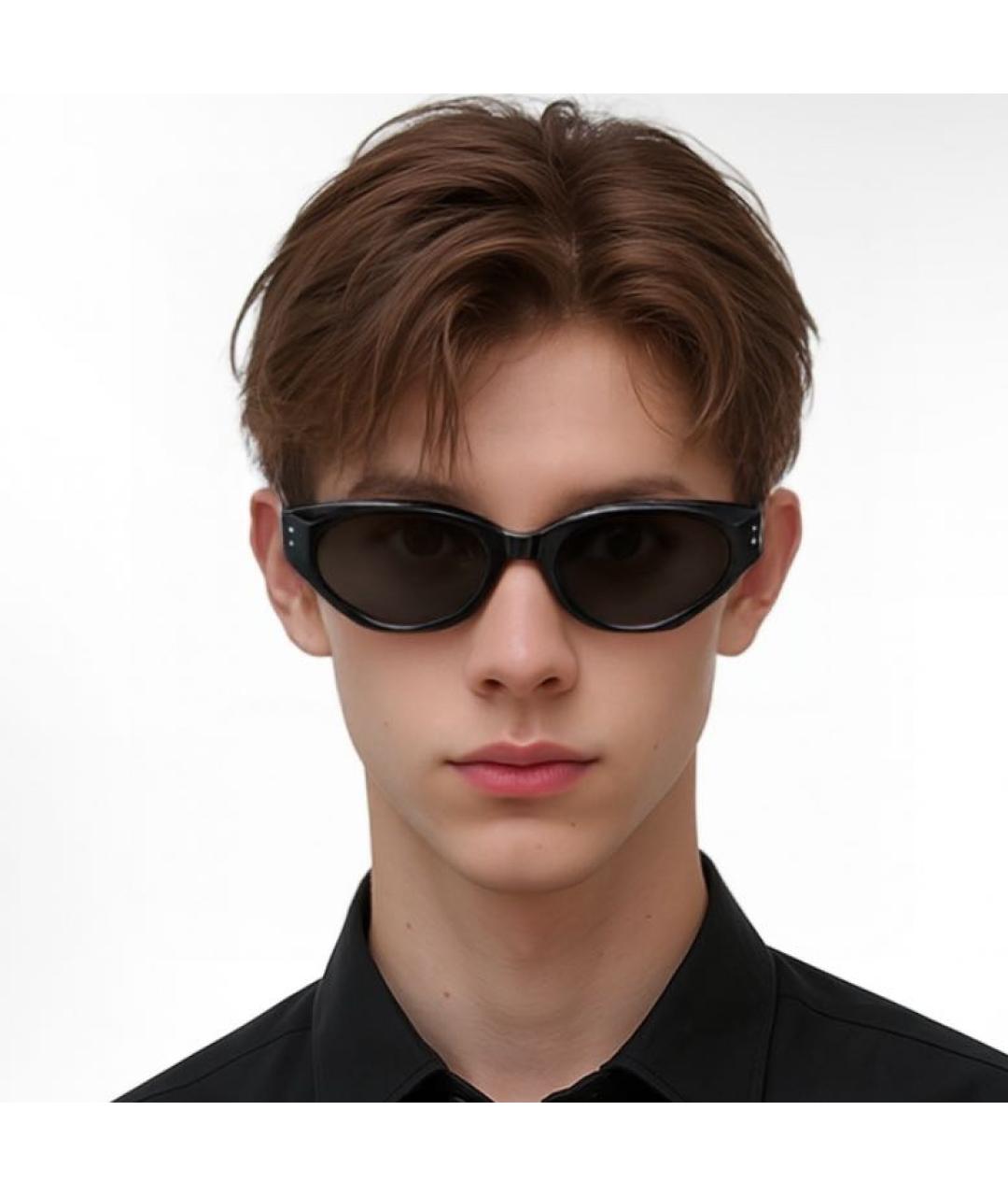 GENTLE MONSTER Черные пластиковые солнцезащитные очки, фото 4