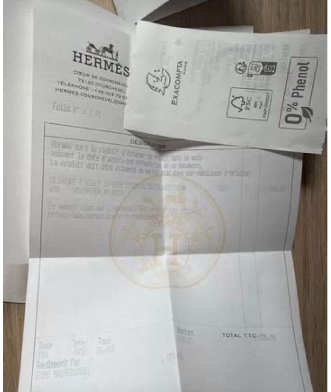 HERMES Черный кожаный ремень, фото 3