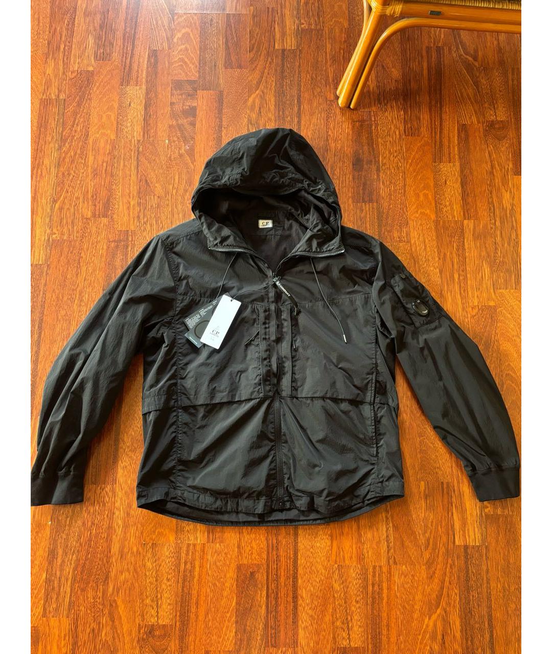 CP COMPANY Черная полиамидовая куртка, фото 4