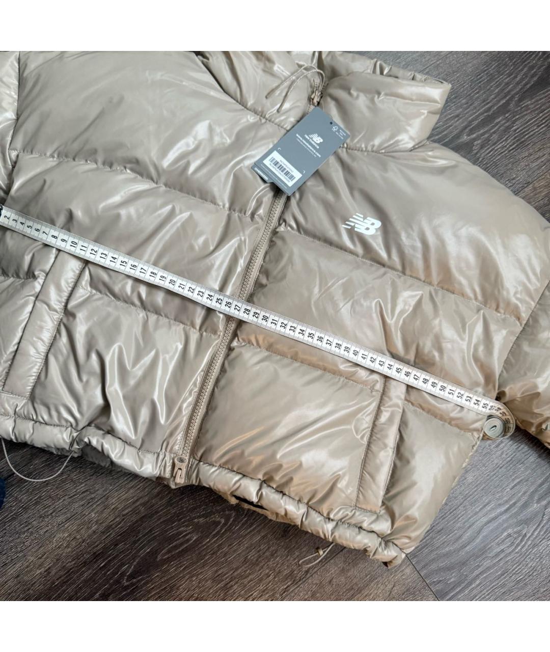 NEW BALANCE Бежевый пуховик, фото 5