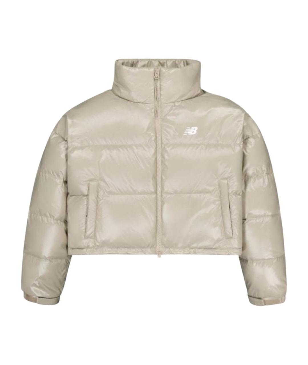 NEW BALANCE Бежевый пуховик, фото 1