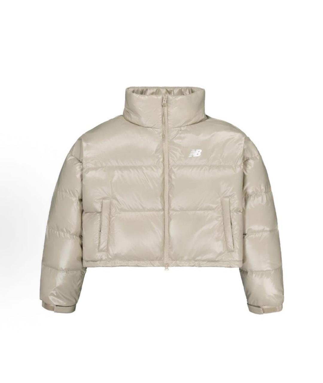 NEW BALANCE Бежевый пуховик, фото 9