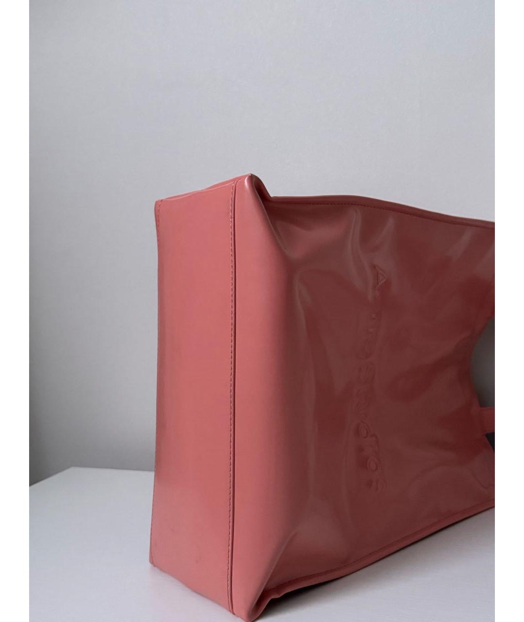 ACNE STUDIOS Коралловая сумка тоут, фото 6