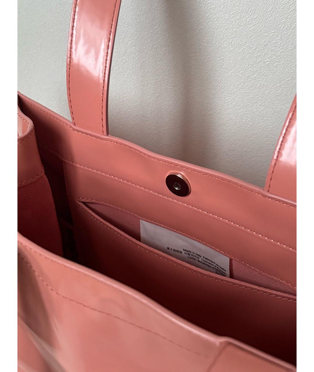 ACNE STUDIOS Коралловая сумка тоут, фото 7