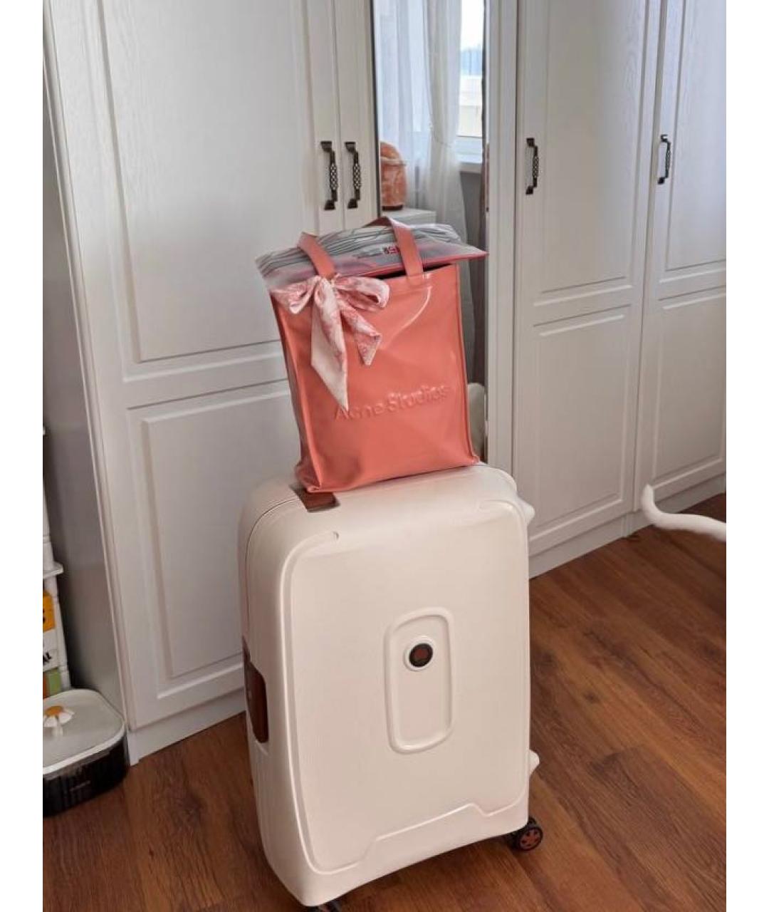 ACNE STUDIOS Коралловая сумка тоут, фото 7