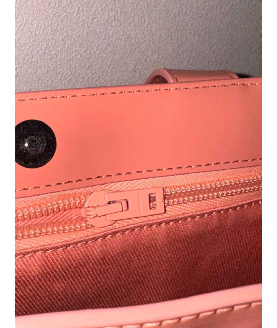 ACNE STUDIOS Коралловая сумка тоут, фото 8