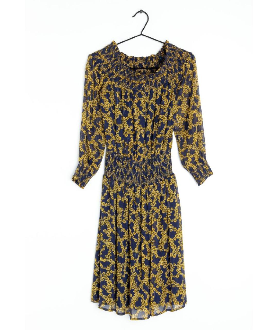 MICHAEL KORS Темно-синее полиэстеровое повседневное платье, фото 2