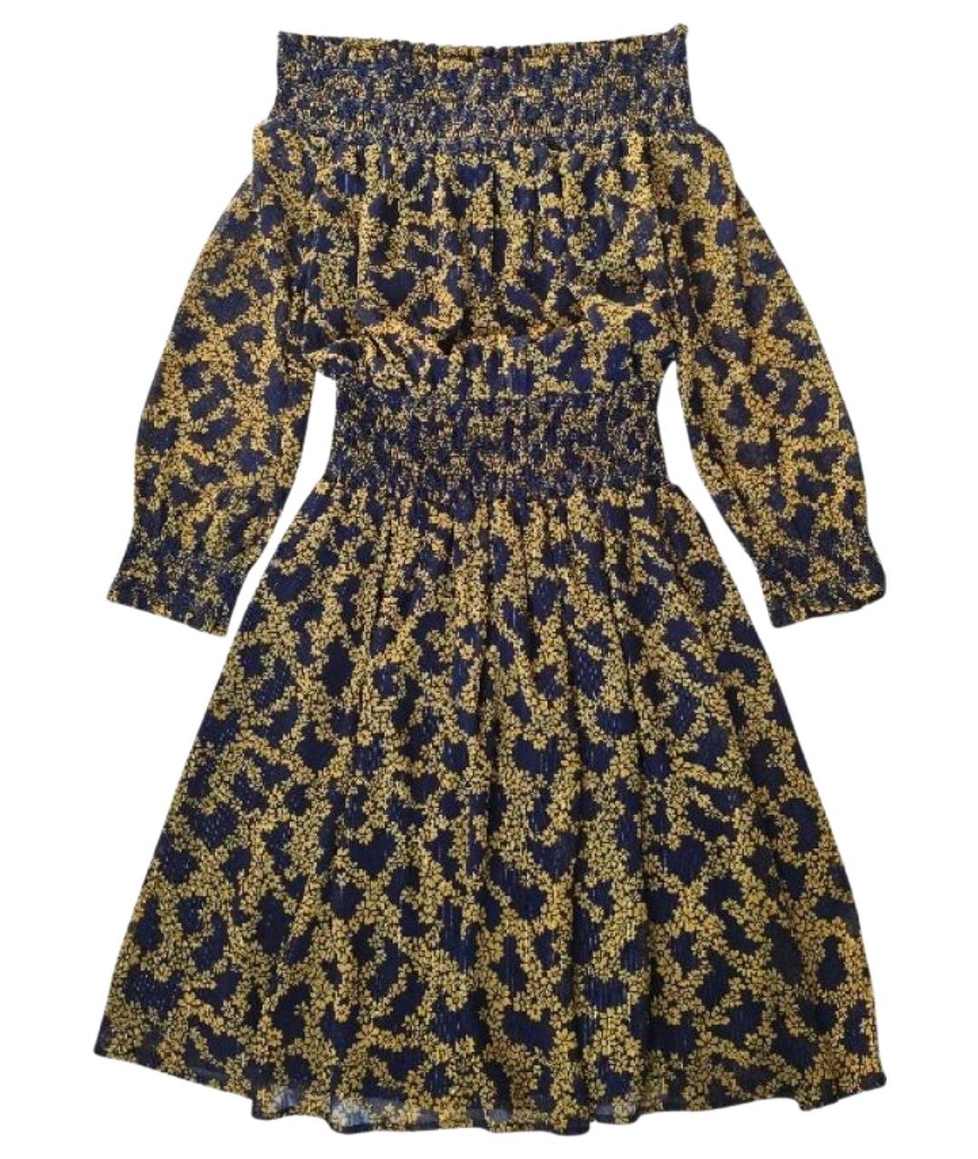 MICHAEL KORS Темно-синее полиэстеровое повседневное платье, фото 1