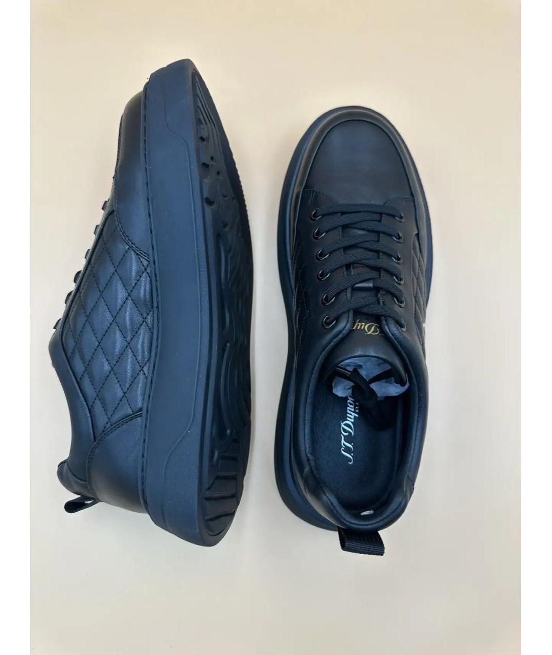 DUPONT Черные кожаные низкие ботинки, фото 4