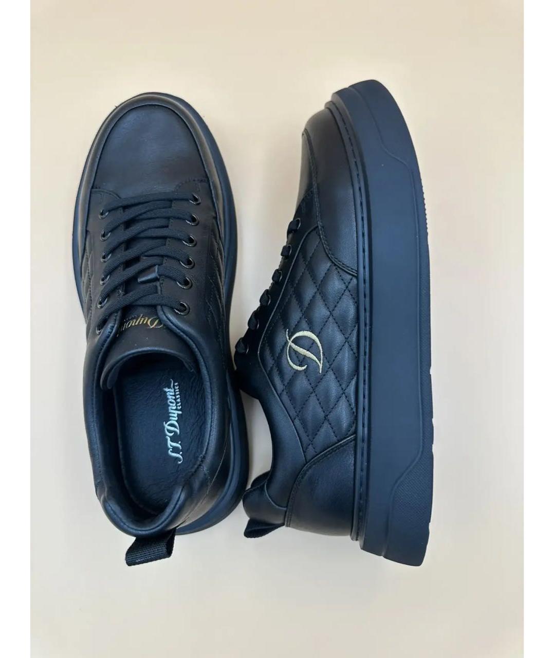 DUPONT Черные кожаные низкие ботинки, фото 5