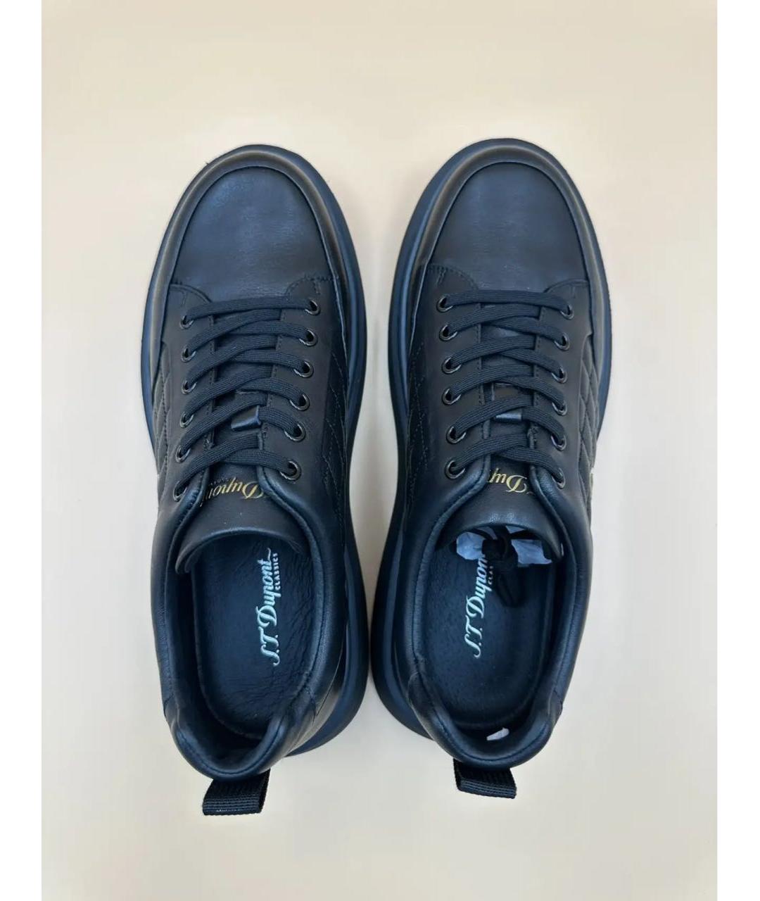 DUPONT Черные кожаные низкие ботинки, фото 2