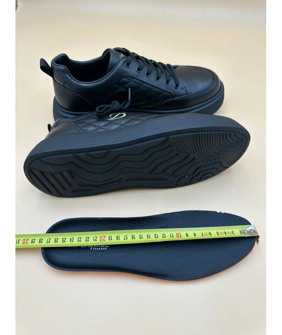 DUPONT Черные кожаные низкие ботинки, фото 6