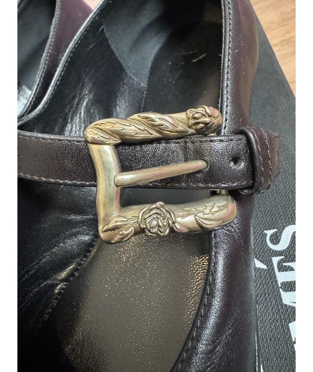 Enfants Riches Déprimés Черные кожаные балетки, фото 4