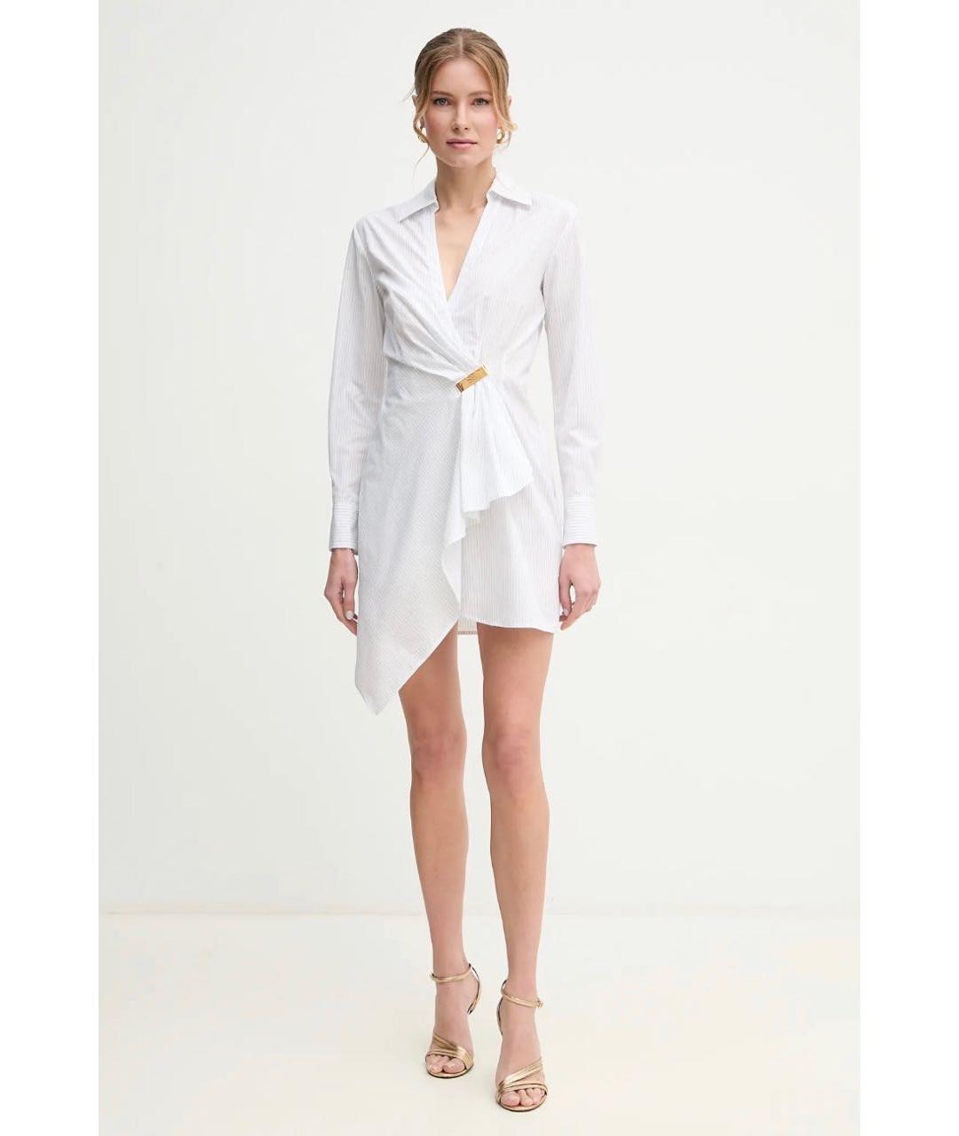 ELISABETTA FRANCHI Хлопковое повседневное платье, фото 4