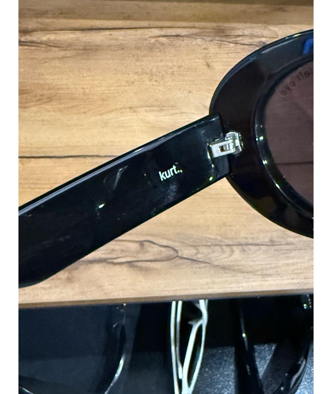 TAKAHIROMIYASHITA THE SOLOIST Черные пластиковые солнцезащитные очки, фото 5