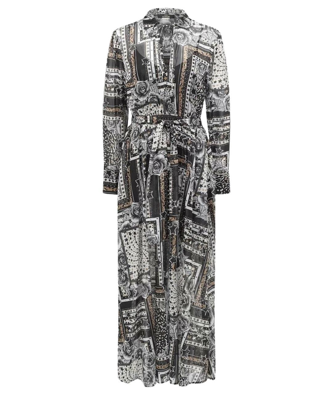 TWIN-SET Мульти полиэстеровое повседневное платье, фото 1