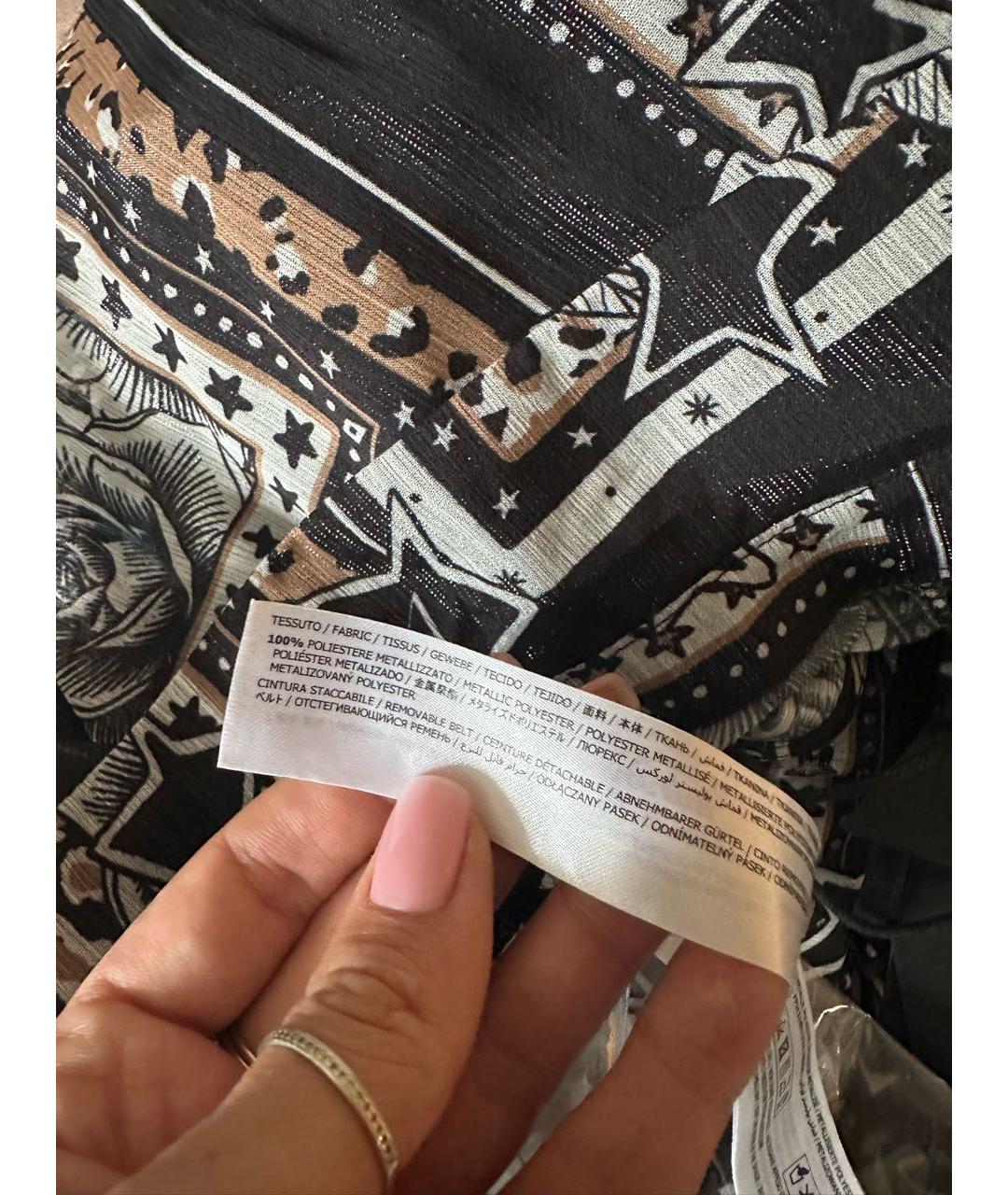 TWIN-SET Мульти полиэстеровое повседневное платье, фото 7