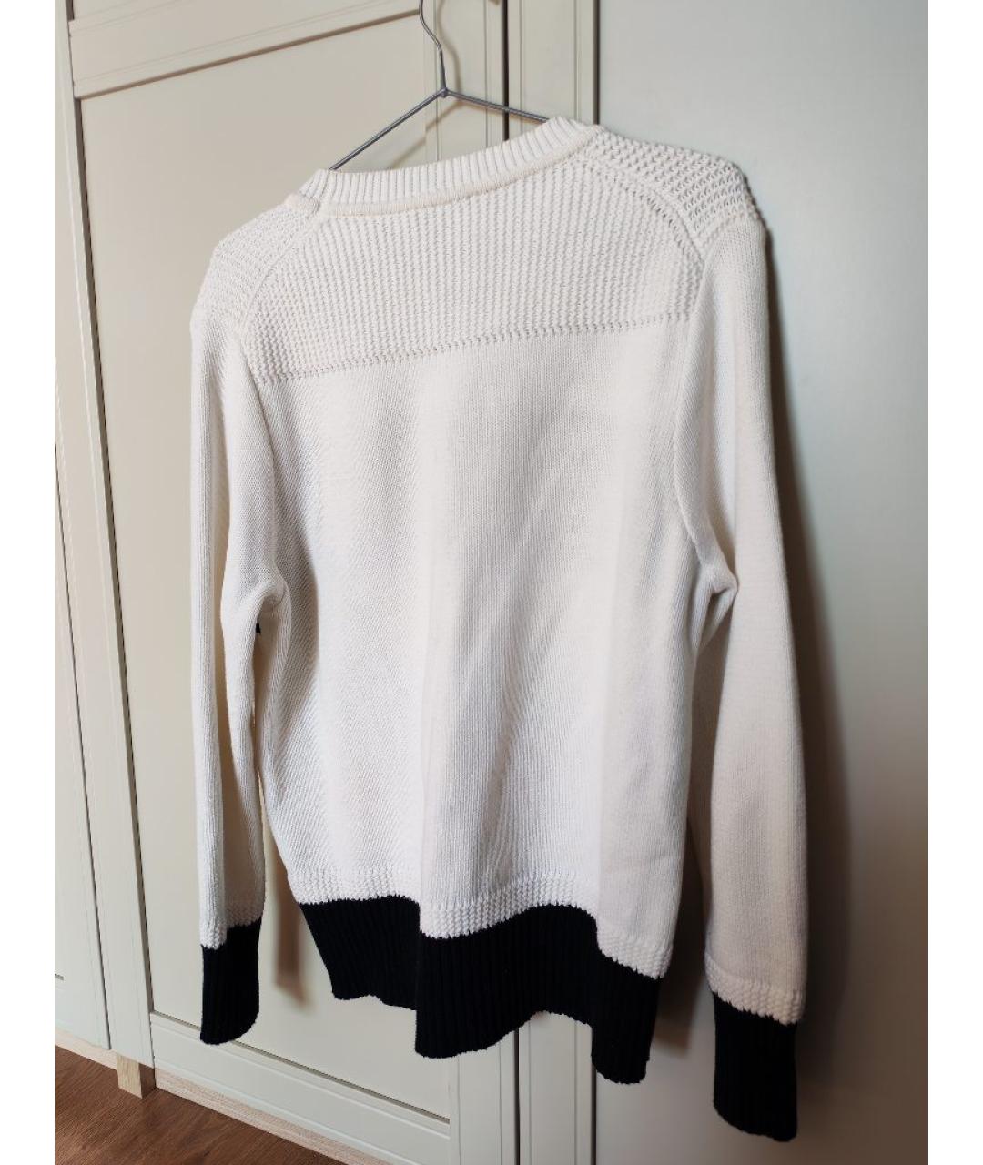 CHRISTIAN DIOR Белый хлопковый джемпер / свитер, фото 2