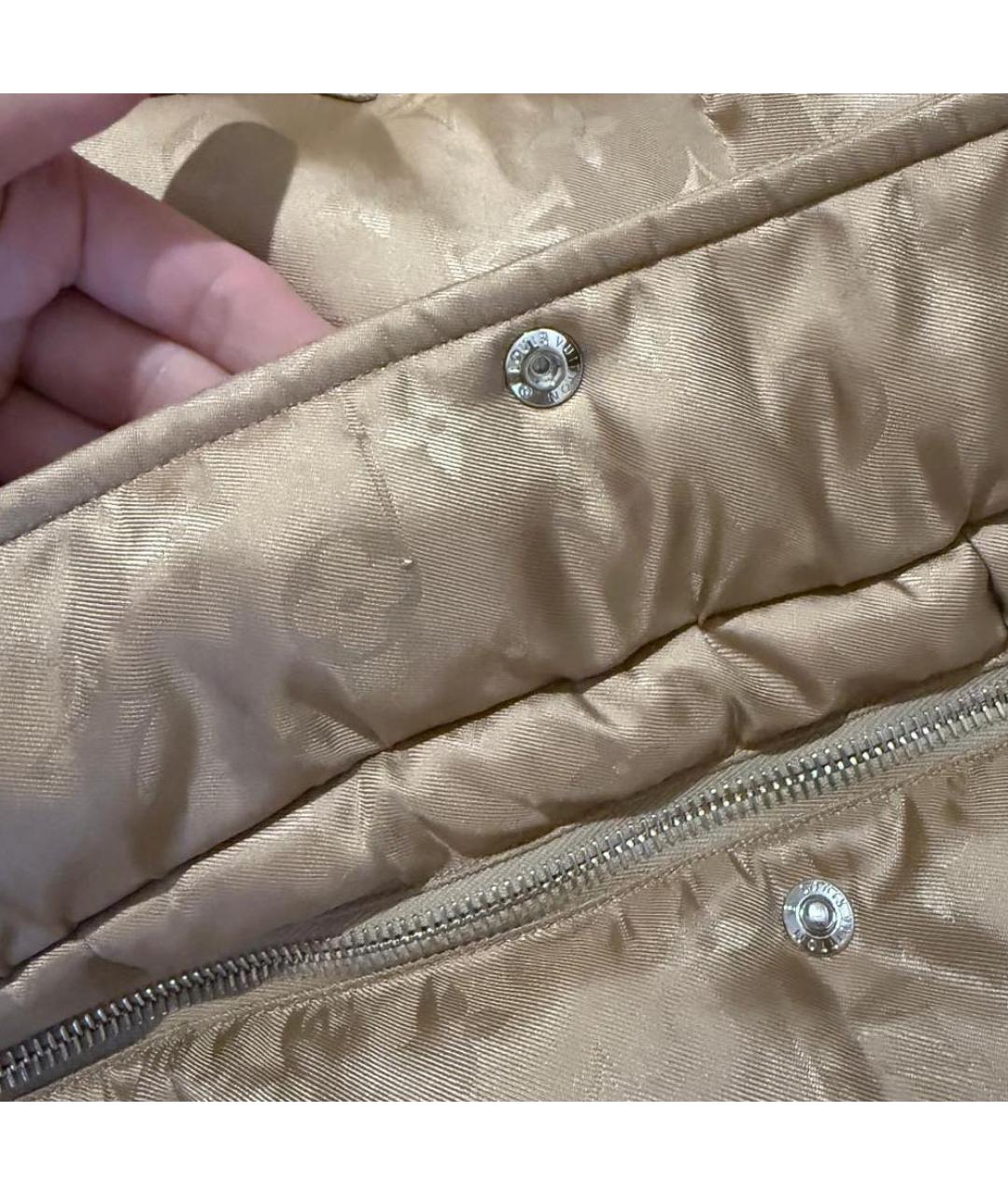 LOUIS VUITTON Золотой полиэстеровый пуховик, фото 8