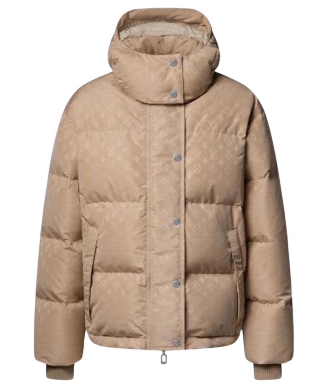 LOUIS VUITTON Золотой полиэстеровый пуховик, фото 1