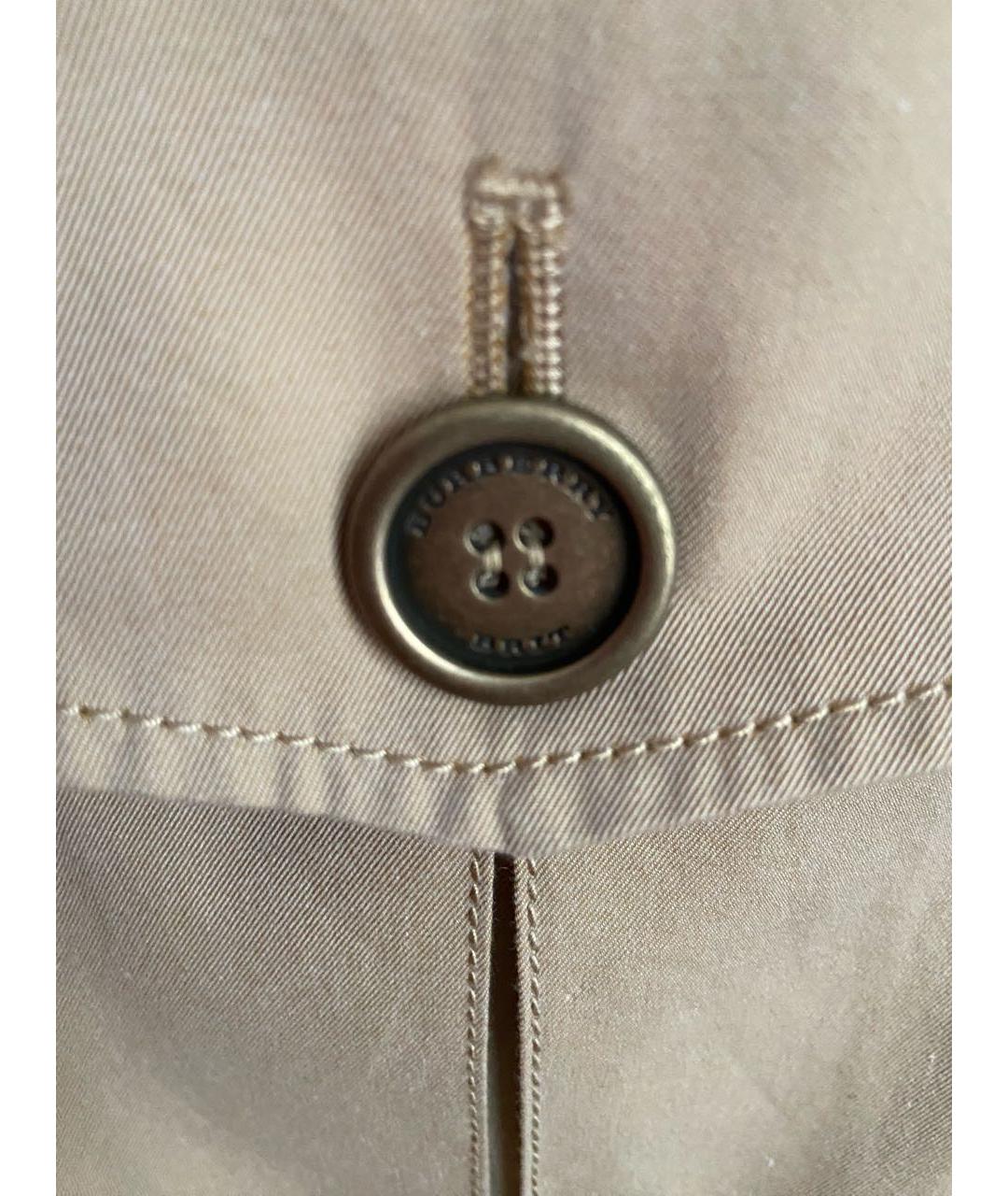 BURBERRY Хаки хлопковое платье, фото 2