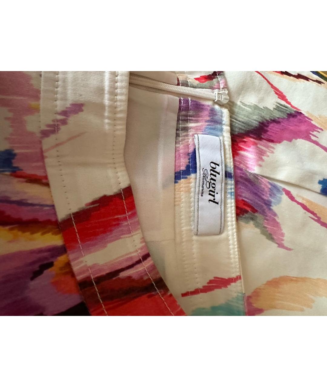 BLUGIRL Мульти хлопковая юбка миди, фото 3