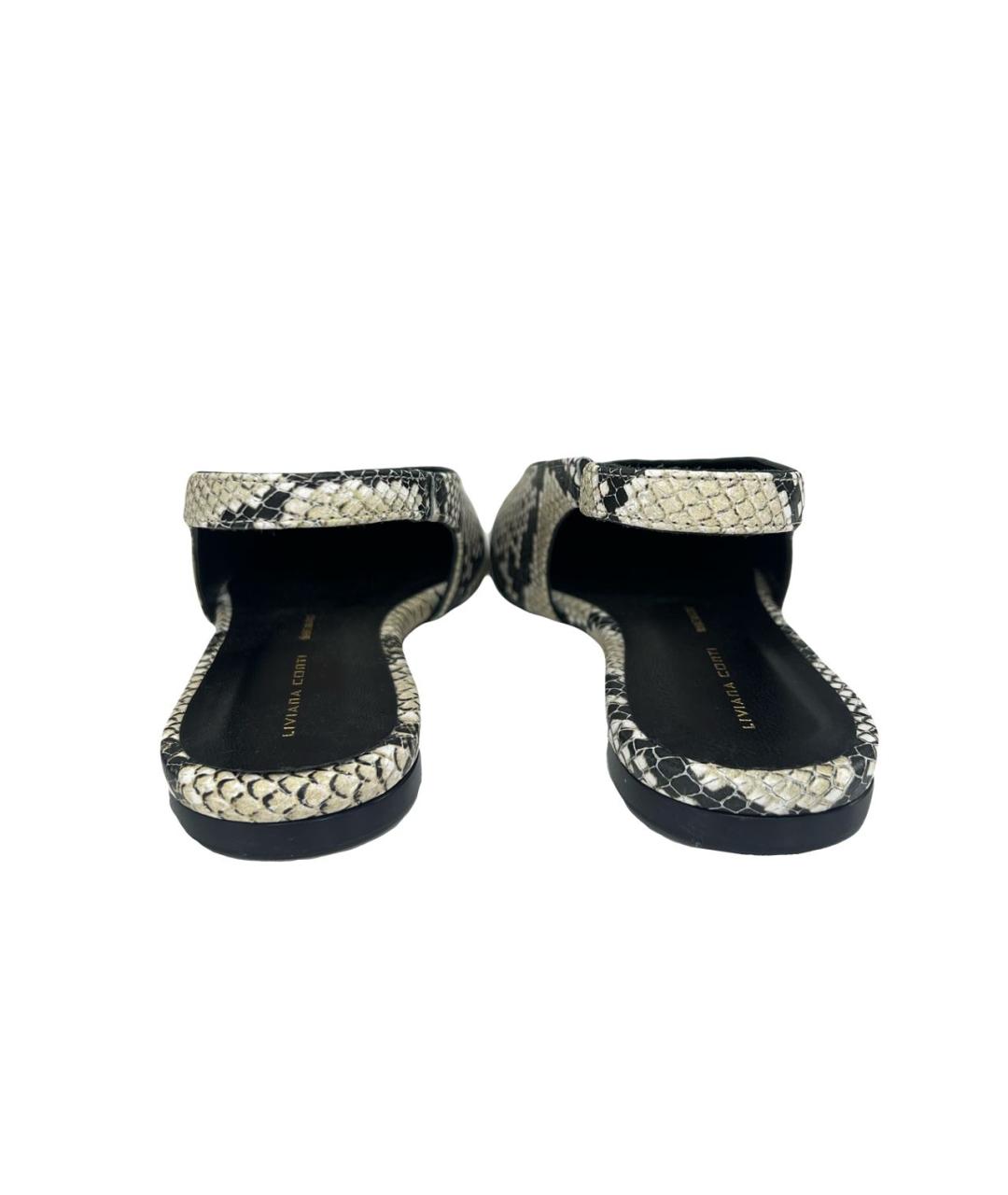 LIVIANA CONTI Мульти кожаные балетки, фото 4