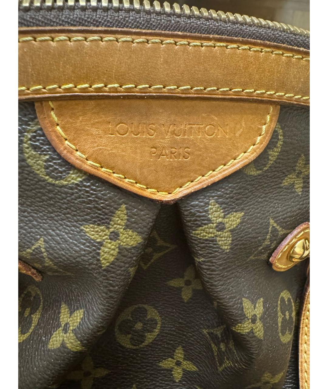 LOUIS VUITTON Коричневая сумка с короткими ручками, фото 5