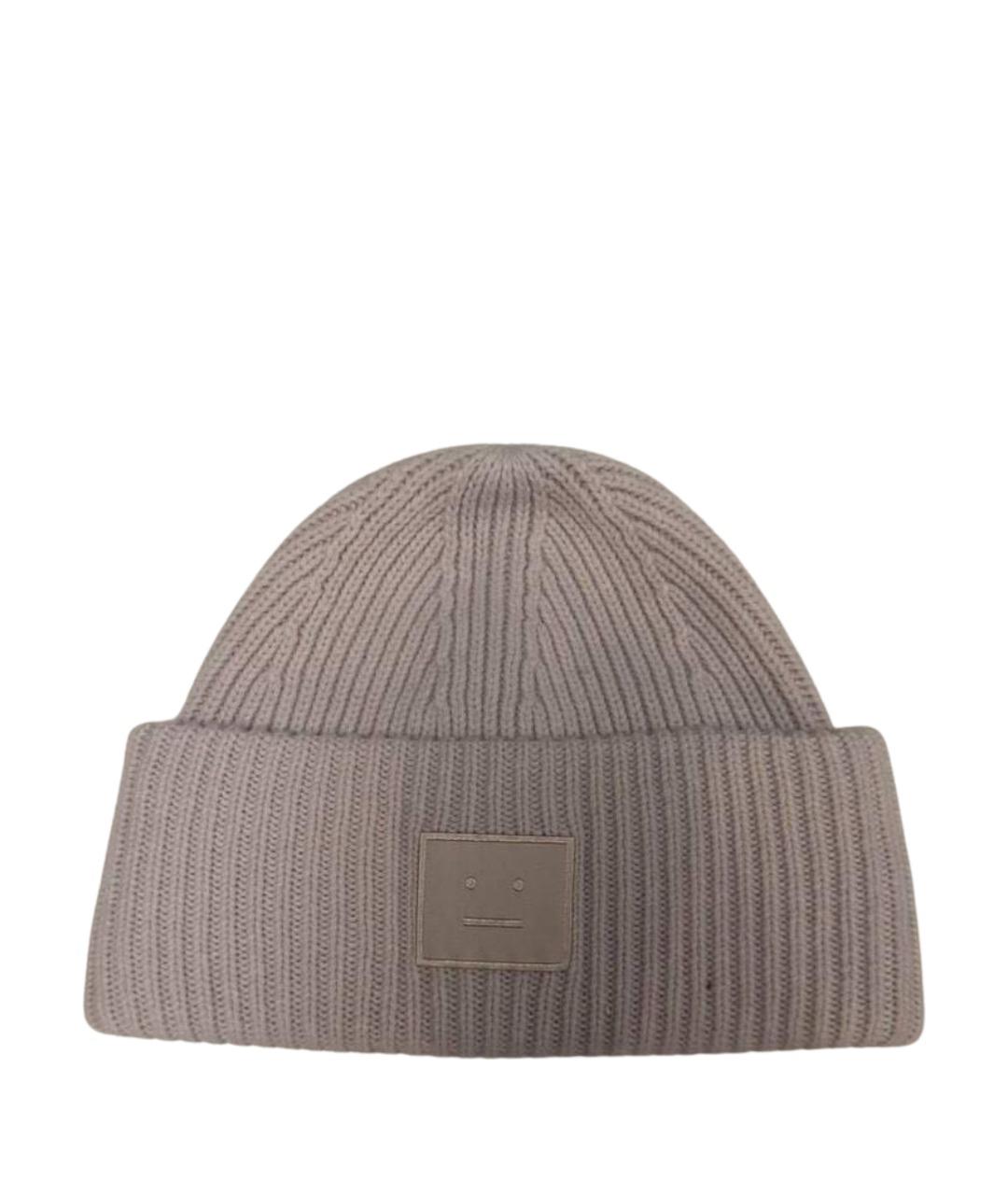 ACNE STUDIOS Белая шерстяная шапка, фото 1