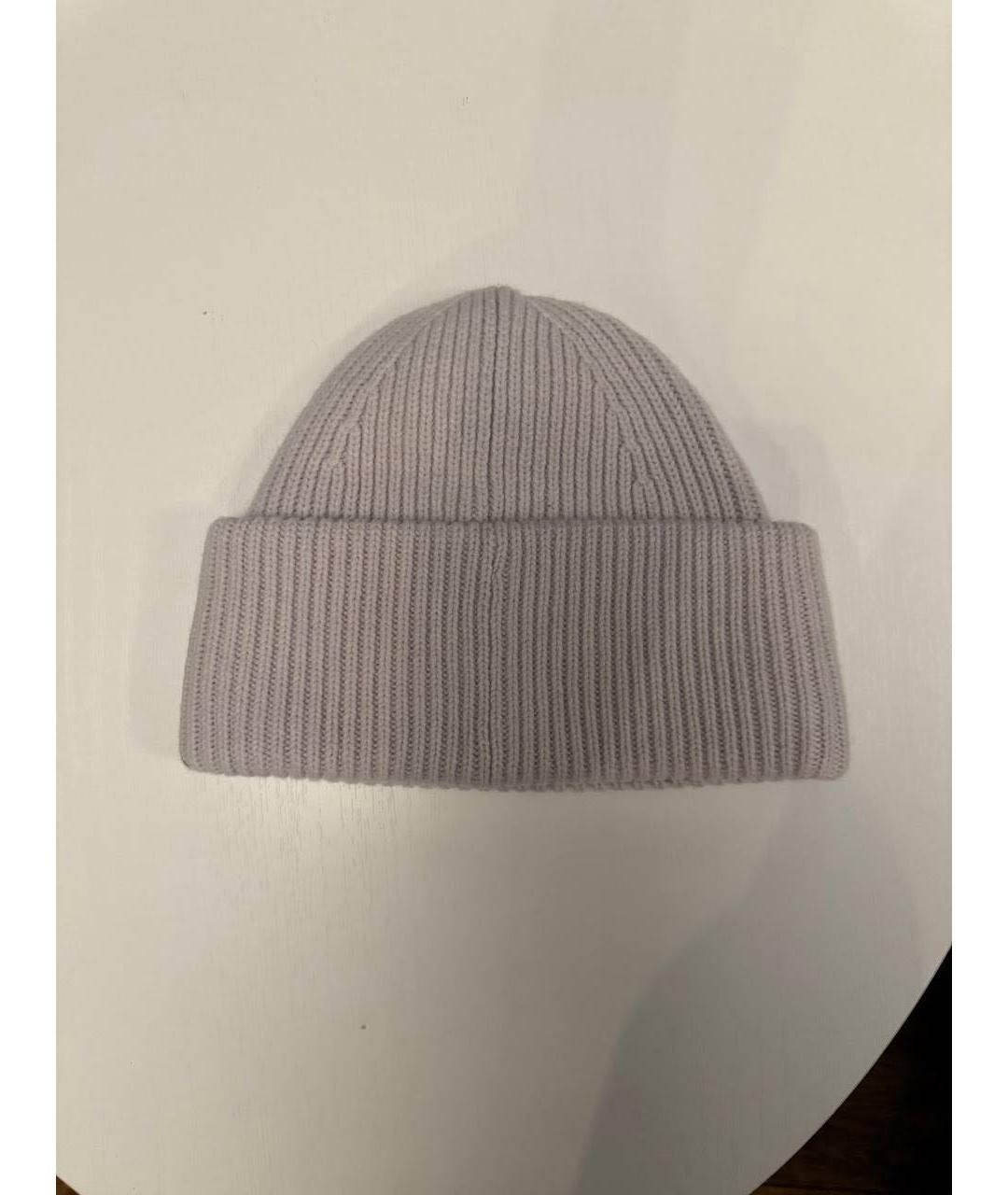 ACNE STUDIOS Белая шерстяная шапка, фото 2