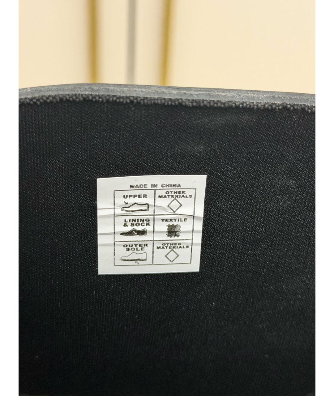 SAINT LAURENT Черные резиновые сапоги, фото 7