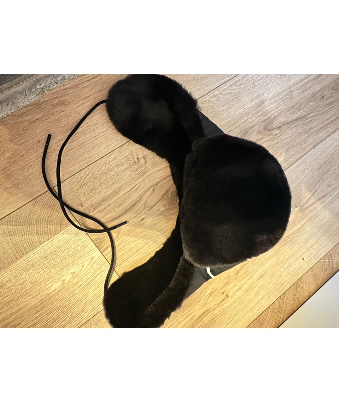 VALENTINO Черная шапка, фото 2