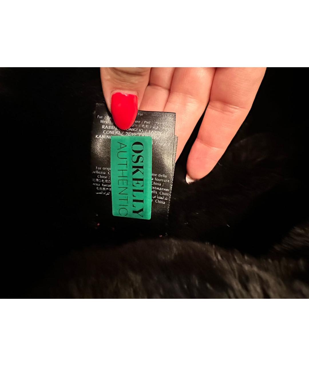 VALENTINO Черная шапка, фото 5