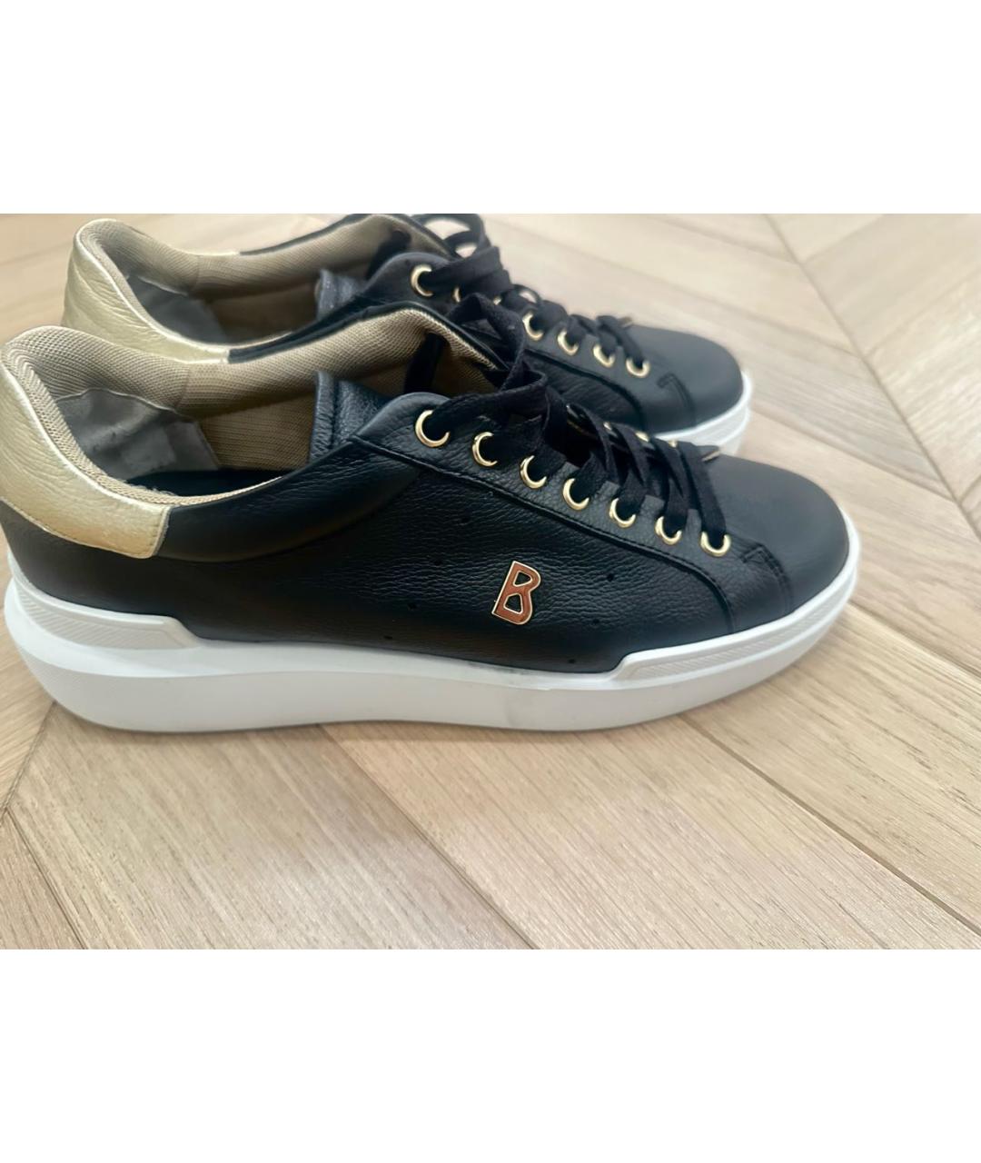 BOGNER Черные кожаные ботинки, фото 5