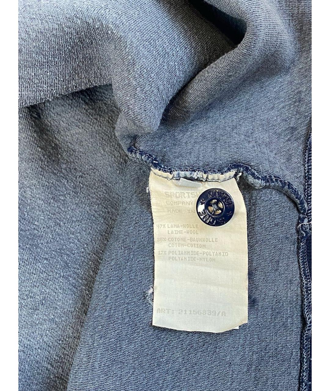 STONE ISLAND Синий шерстяной джемпер / свитер, фото 5